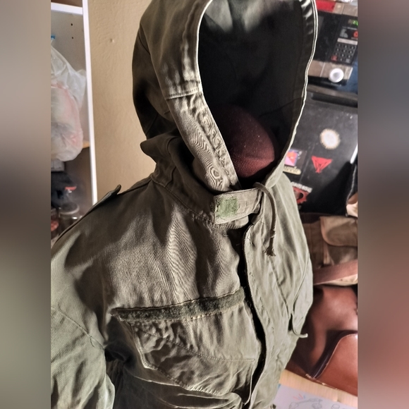 EUC Vintage SEYNTEX ABF 5F 1977 Heavy Dutch Military Utility Jacket - Picture 5 of 5